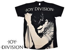 Y-5023★送料無料★JOY DIVISION ジョイ ディヴィジョン★TUL.TEX ブラック黒色 ビッグプリント 半袖 T-シャツ Ｓ