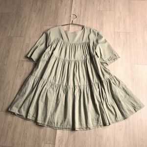 100円スタート○ URBAN RESEARCH アーバンリサーチ　ティアード　チュニック　シルクブレンド