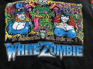 WHITE ZOMBIE ヴィンテージ バンドＴ rob zombie 666 sonic youth pantera metallica black sabbath nirvana marilyn manson hide x 恐怖城