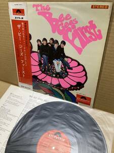 帯付LP！ザ・ビー・ジーズ・ファースト THE BEE GEES 1ST Polydor SLPM-1379 ペラジャケ グラモ CUCUMBER CASTLE FIRST 1968 JAPAN OBI