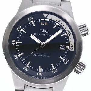 IWC SCHAFFHAUSEN IW354805 アクアタイマー デイト 自動巻き メンズ _798556