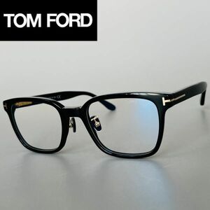 メガネ トムフォード TOM FORD ウェリントン【新品】アジアンフィット ブラック ゴールド 眼鏡 めがね 伊達メガネ 黒 黒縁 大きめ