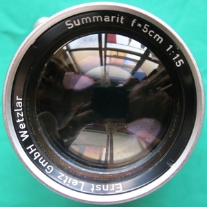 50mm F1.5 ズマリット製造番号なし 【珍品】(Summarit f=5cm 1:1.5 Ernst Leitz GmbH Wetzlar) Lマウント標準レンズ