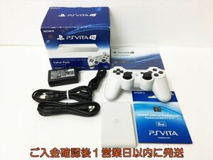 【1円】PSVITA TV バリューパック 本体/コントローラー/SDカード セット ホワイト SONY Playstation Vita TV 動作確認済 H01-833rm/F3