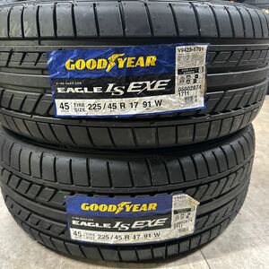 グッドイヤー GOOD YEAR 225/45R17 91W 新品未使用 ２本セット　