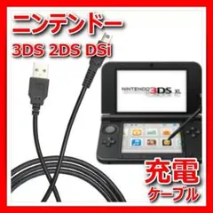 任天堂3DS充電ケーブルUSB急速DSiニンテンドーLL耐久1.2m断線防止a