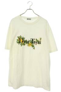 ディオール DIOR デニムティアーズ 393J696I0849 サイズ:XXL 刺繍ロゴデザインTシャツ 中古 SS13