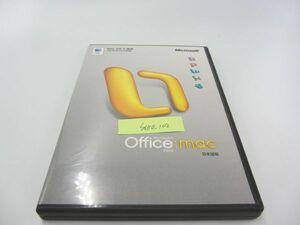 ★ Microsoft Office Mac 2004 日本語 正規品 Mac os x 専用 ライセンス付 ワード エクセル パワーポイント N-061