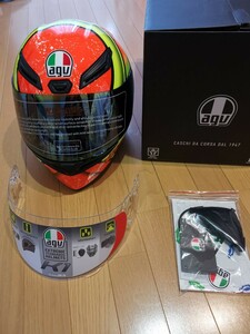 AGV　k1ヘルメット sizeL 正規新品　ミラーシールド付き