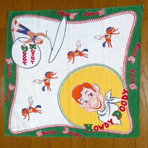 VINTAGE BANDANA Howdy Doody ハウディドゥディ バンダナ ビンテージ 50