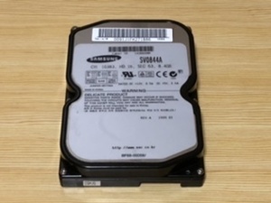 ジャンク扱い SAMSUNGサムスンSV0844A 8.4GBハードディスク HDD 3.5インチ IDE パソコン部品 PCパーツ 自作 研究 部品用にも