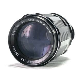 旭光学 Super Takumar 135mm F3.5 ペンタックス M42マウント 現状販売品 24D ヱOA4b