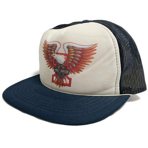 ハーレーダビッドソン ナンバーワン/イーグル ビンテージ キャップ ネイビー HARLEY-DAVIDSON #1 Eagle Vintage Cap Navy Harley Davidson