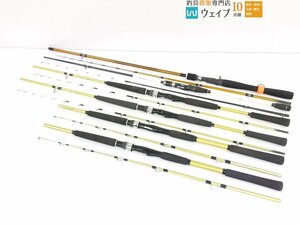 ダイワ フィールダー アママル 195・イカタン 150、アルファタックル フネタツ タチウオ 200、ティカ ウィンズ K 195S 計6本