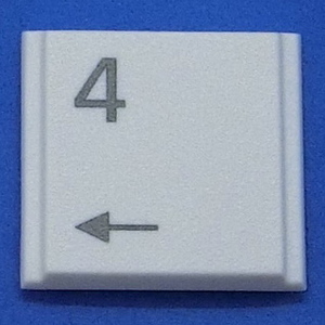 キーボード キートップ 4 左 白段 パソコン 富士通 FMV LIFEBOOK ライフブック ボタン スイッチ PC部品