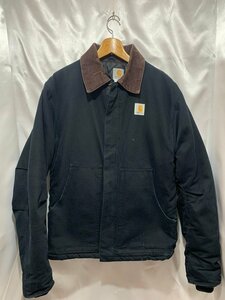 Carhartt カーハート デトロイト ダック地 ワークジャケット ブラック系 サイズＭ程度 アウター メンズ