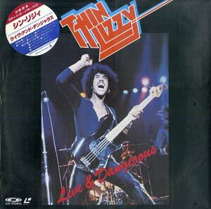 B00182307/LD/シン・リジィ (THIN LIZZY)「Live & Dangerous (1989年・PDV-4002・ハードロック・ヘヴィメタル)」