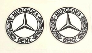 数量限定セール品A　 Mercedes-Benz ロゴ　　２セット　ステッカー