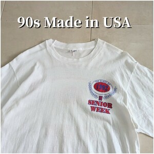 90s USA製 SENIOR WEEK　Tシャツ シングルステッチ　XL