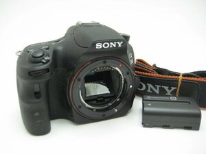 ★ハローカメラ★0322 SONY α58 [2000万画素] AF動作OK 本体とバッテリーのみ 動作品 現状【綺麗】 1円スタート 即決有り