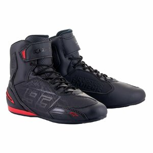 Alpinestars/アルパインスターズ AUSTIN RIDING SHOE [1303 BLACK BRIGHT RED] 10.5/28.0cm