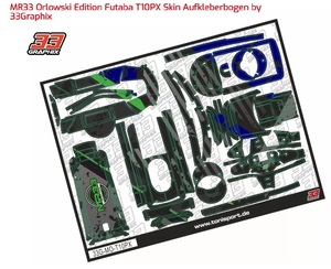 最新 マークライナート MR33 フタバ 10PX プロポスキン Orlowski Edition 新品