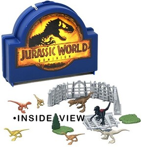 ジュラシックワールド ケース付き ミニ フィギュア セット 17106 Jurassic World おもちゃ 人形 ジオラマ 恐竜 きょうりゅう グッズ