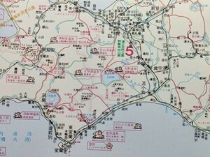 r2【JR北海道】地図 路線図 平成元年 [周遊券トクトクきっぷ 青函トンネル海底駅体験コース 観光案内 深名線 雨煙別 政和温泉 蕗ノ台 白樺