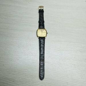 SEIKO CREDOR 腕時計 14k BACK 革ベルト　クレドール