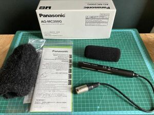 【中古】Panasonic AG-MC200G カメラ用ガンマイク おまけ付