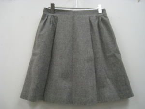 KUMIKYOKU 組曲 スカート グレー 灰色 サイズ1