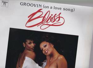 ダンクラ12inch★BLISS / Groovin (on a long song) Part 1 (3:57) / Part2( 5:06)★奇跡のシールド！！！・picture sleeve・City view★