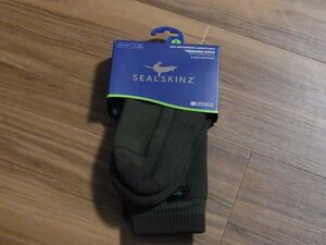 【完全防水】送料込 40%OFF SealSkinz トレッキングソックス S 透湿 新品即決 TrekkingSocks グリーン 登山 シールスキンズ 靴下