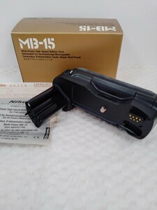 【未使用・保管品】マルチパワーバッテリーパック MB-15 F100カメラ用