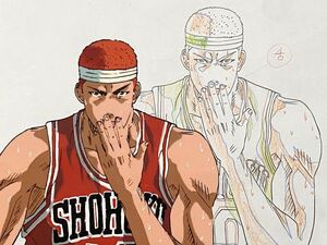 激レア 当時物■スラムダンク SLAMDUNK 井上雄彦 桜木花道 セル画 動画 修正 設定 直筆原画■第75話 ファインプレイ