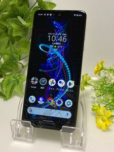 SIMフリー AQUOS R5G 908SH ホワイト☆ SoftBank 12GB/256GB 訳あり 割れあり 操作可 バッテリー良好表示 A5696