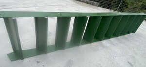 階段 スチール製 11段 鋼鉄製　 重量80㎏　鉄骨 仮設 325cm×60cm