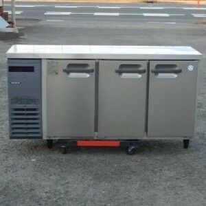 2021年製 フクシマガリレイ 冷凍冷蔵 コールドテーブル LCU-151PE-E W150D45H80cm 冷蔵 146L 冷凍 68L 重量75kg