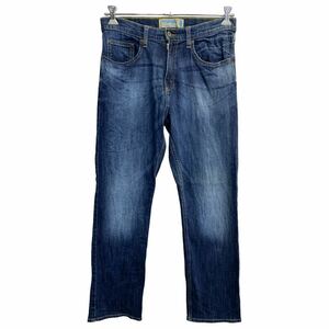 Wrangler デニムパンツ W32 ラングラー ストレートフィット インディゴ 古着卸 アメリカ仕入 2312-597