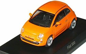 ＜新品＞ 京商 フィアットミニカーコレクション　FIAT 500　オレンジ　1/64サイズ