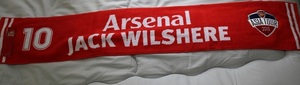 【送料無料】Arsenal Japan ツアー ウィルシャー　スカーフ