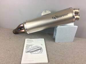 管理番号03322　【良品】　AKRAPOVIC　アクラポビッチ　スリップオン　マフラー　R1200R　07-10　チタン　検索用　R1200RT　R1200ST