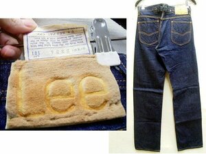 即決[W32]濃紺 Lee Real Vintage 101B 1101 1937年 11.5oz ビンテージ復刻 レプリカ デニム パンツ■6870