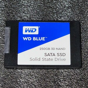 WesternDigtal WD BLUE 3D NAND(WDS250G2B0A-00SM50) 250GB SATA SSD 正常品 2.5インチ内蔵SSD フォーマット済 動作確認済 240GB 256GB