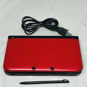 ★1円～ 動作確認済 NINTENDO 3DSLL 本体 レッド ブラック 任天堂 送料全国520円 ニンテンドー RED × BLACK