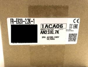 新品未使用　三菱電機 インバーター FR-E820-2.2K-1 2023年10月製　1台（送料無料）