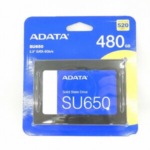【未開封/未使用品】ADATA エイデータ Ultimate SU650 ASU650SS-480GT-R 2.5インチ 内蔵SSD 480GB 11575964 0517