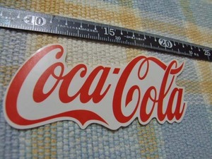 Cocacola/コカコーラ/ステッカー/シール/K/折れあり　※　ヤフーショッピングストア/レア物商会・健美堂でも大量出品中！