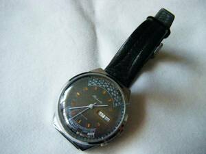☆RAKETA　ラケタ　アンティーク　手巻き腕時計　ブルー　ソ連製(ロシア)