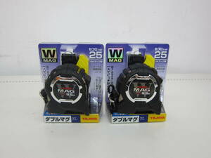 未使用品 Tajima タジマ CWM3S2555 セフG3ゴールドダブルマグ 25-5.5m メジャー スケール 巻尺 測定 DIY 工具　２個セット①　